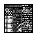 Stamperia Stencil 7"x 7" - Voyages Fantastiques - Mixed Patterns*