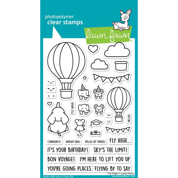 Lawn Fawn Clear Stamps 4"X6" - Fly High*