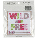 Fabric Editions Little Feet Boutique Iron-On Applique  - Wild And Free - Arrow