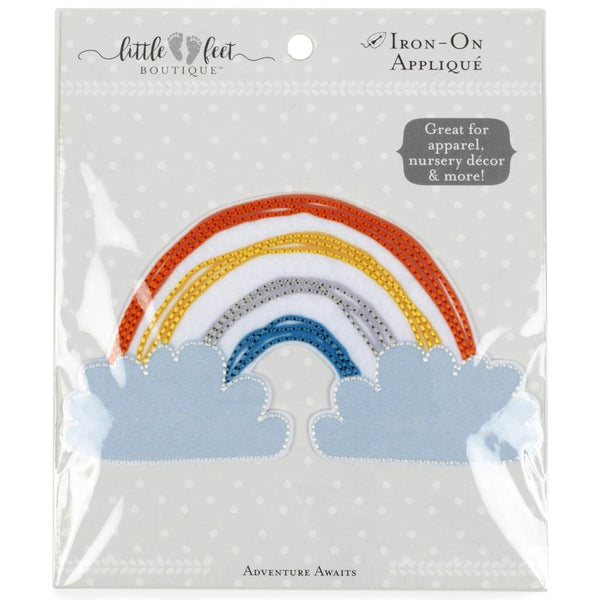 Fabric Editions Little Feet Boutique Iron-On Applique - Adventure - Rainbow*