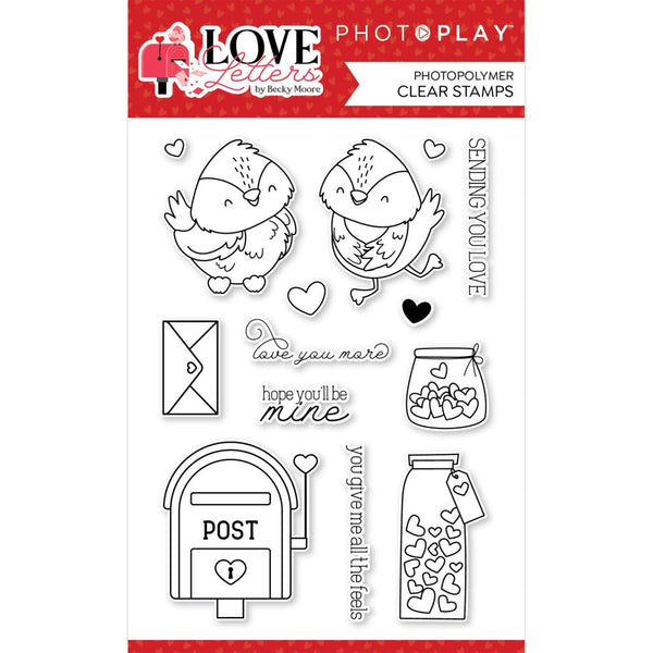 PhotoPlay Photopolymer Stamp Love Letters*