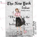 Dress My Craft Transfer Me Sheet A4 - Fashion Style*