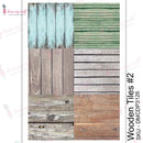 Dress My Craft Transfer Me Sheet A4 - Wooden Tiles