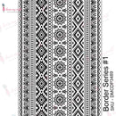 Dress My Craft Transfer Me Sheet A4 - Border Series