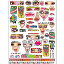 Dress My Craft Transfer Me Sheet A4 Abstract Faces*