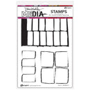 Dina Wakley Media Cling Stamps 6"X9" - Grid It*