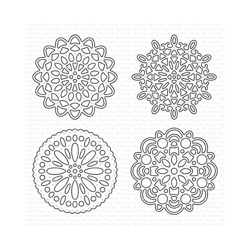 My Favorite Things DieNamics Dies Mini Delicate Doilies