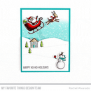 My Favorite Things Clear 4"x 6" Stamp Set - Happy Ho-Ho-Holidays*