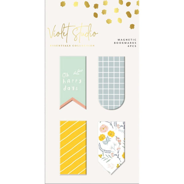 Violet Studio Magnetic Bookmarks Handmade Happiness*