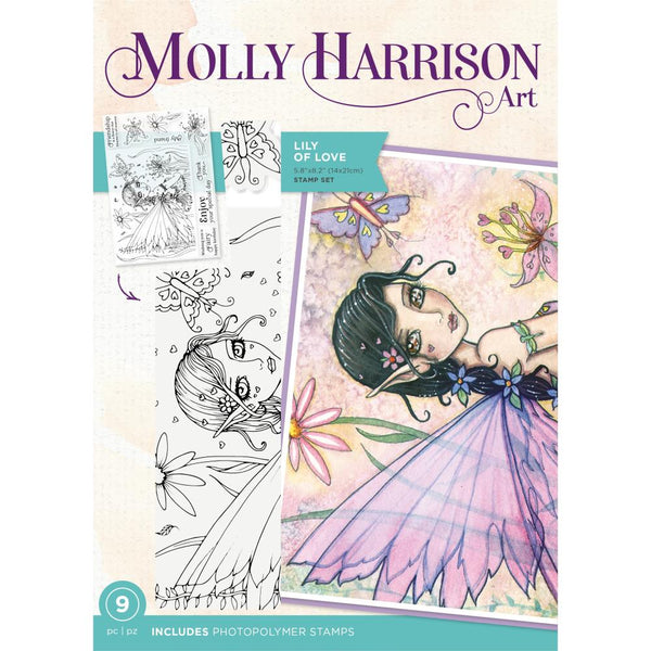 Crafter's Companion Photopolymer Stamps By Molly Harrison - Lily Of Love*