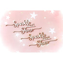 Asuka Studio Brick Wall & Frames Chipboard Embellishments Sparkle & Shine, 2 pack*