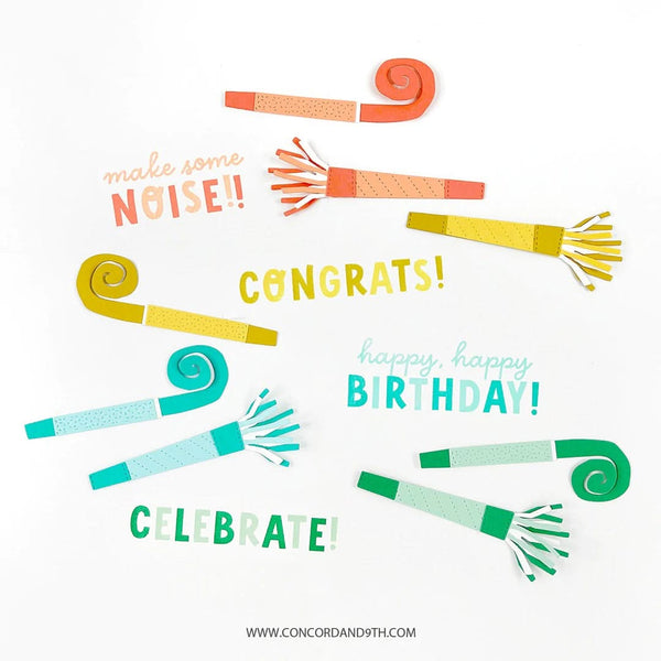 Concord & 9th Clear Stamps 6"X6" - Make Some Noise*