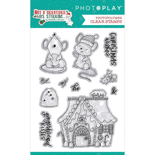 PhotoPlay Photopolymer Stamp 6in x 4in - Not A Creature Was Stirring*