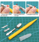 Universal Crafts Easy Grip Model Cutter with 12 Blades - Pink