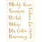 P13 Die-Cut Chipboard Embellishments 4in x 6in - Always & Forever (Polish) #05, 12 pack*
