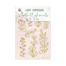 P13 Die-Cut Chipboard Embellishments 4"x 6" - Let Your Creativity Bloom