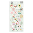 P13 Flowerish Cardstock Stickers