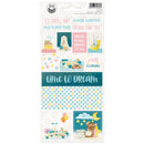 P13 Good Night Cardstock Stickers 4"x 9"
