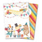 P13 Happy Birthday - Travel Journal 4.25in x 8.25in - 10 White Cards*