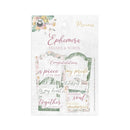 P13 Precious Ephemera Cardstock Die-Cuts 12 pack Frames & Words
