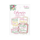 P13 Santa's Workshop Ephemera Cardstock Die-cuts 12 pack Frames & Words*