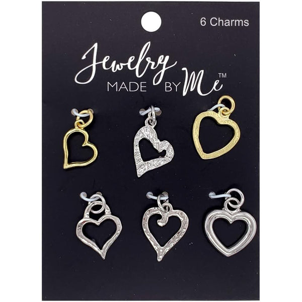 Jewelry Made by Me - Charms 6 pack Heart*