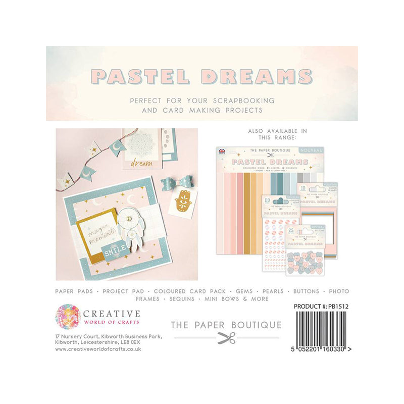 The Paper Boutique - Pastel Dreams 8"X 8" Paper Pad*