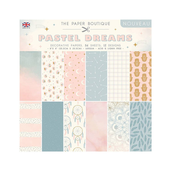 The Paper Boutique - Pastel Dreams 8"X 8" Paper Pad
