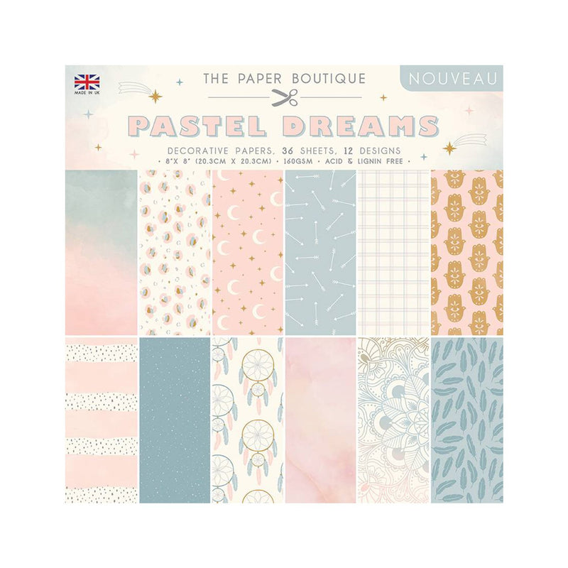 The Paper Boutique - Pastel Dreams 8"X 8" Paper Pad*