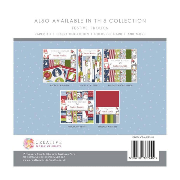 The Paper Boutique - Festive Frolics 8"x8" Embellishment Pad*