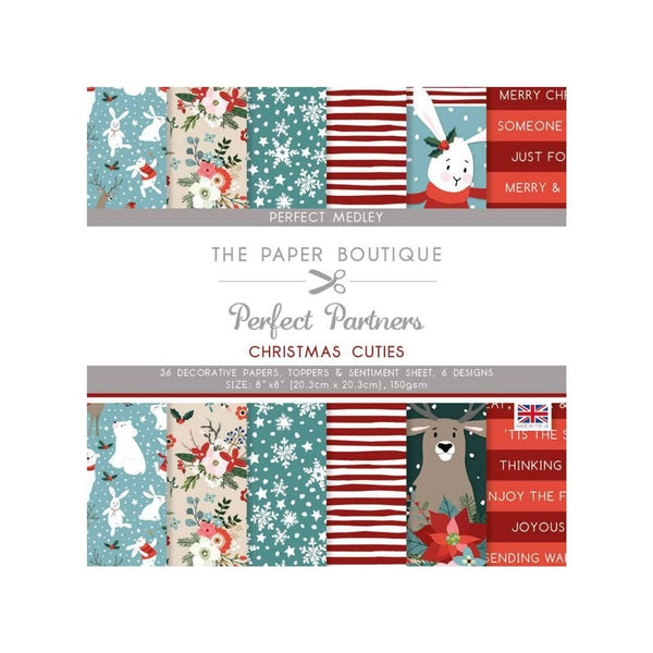 The Paper Boutique Perfect Partners - Christmas Cuties 8" x 8" - 36 Sheets - Perfect Medley*