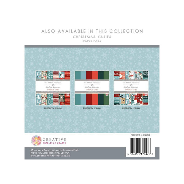 The Paper Boutique Perfect Partners - Christmas Cuties 8" x 8" - 36 Sheets - Perfect Solids*