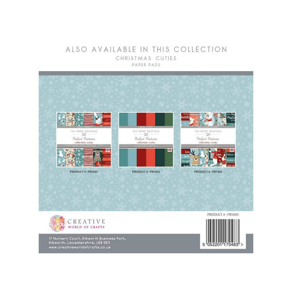 The Paper Boutique Perfect Partners - Christmas Cuties 8" x 8" - 36 Sheets - Perfect Embellishments*