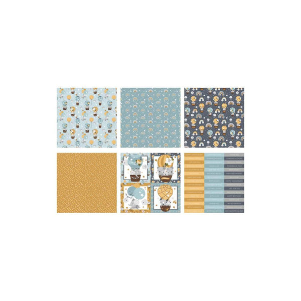 The Paper Boutique - Perfect Partners Up, Up & Away 8"x 8" Medley*