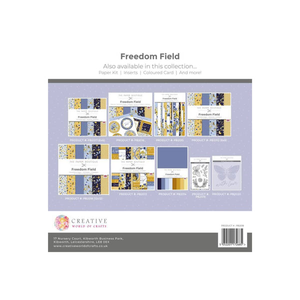 The Paper Boutique Decorative Paper - Freedom Field 12" x 12"*