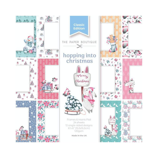 The Paper Boutique Hopping into Christmas 6"x 6" Frames & Insert Pad*