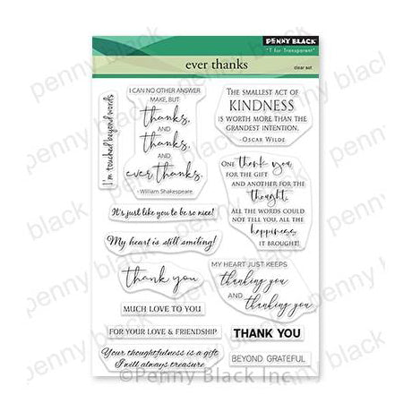 Penny Black Clear Stamps - Ever Thanks