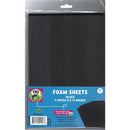 Crafts For Kids - Foam Sheets 8in x 12in  5 pack  - Black