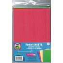 Crafts For Kids - Foam Sheets 8in x 12in  5 pack, Assorted