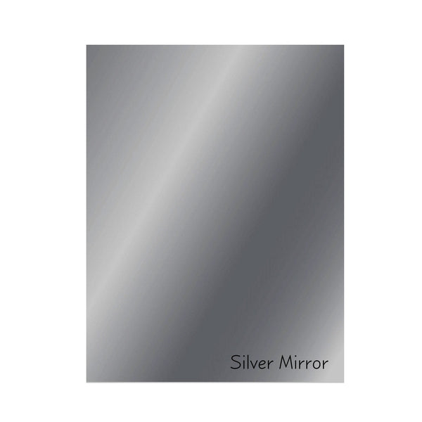 Poppy Crafts - Heat Transfer Vinyl - Silver Mirror