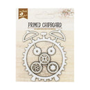 Little Birdie Primed Chipboard - Cog Clock*