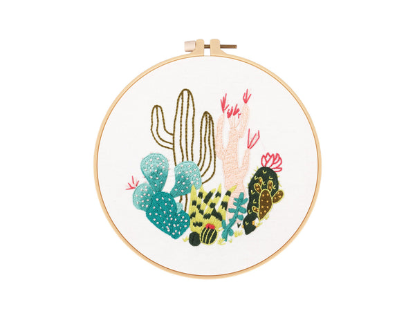 Poppy Crafts Embroidery Kit #9 - Cactus Cluster*