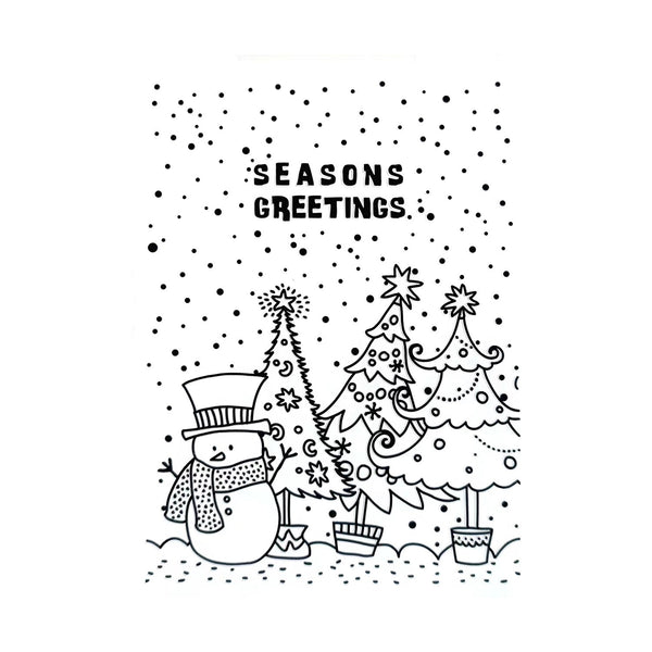 Poppy Crafts Embossing Folder #253 - Seasons Greetings