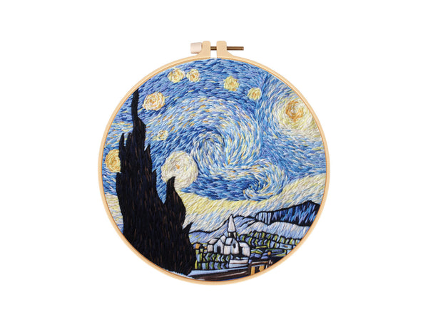 Poppy Crafts Embroidery Kit #1 - Impressionism Landscape