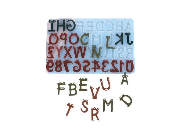 Poppy Crafts Silicone Resin Mold - Fun Alphabet*