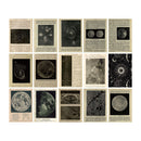 Poppy Crafts Vintage Scrap Paper - Space 30pcs
