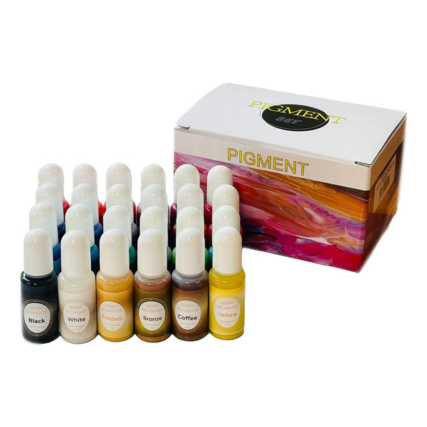 Poppy Crafts Shimmer Pigment Ink for Resin - 24 Pack