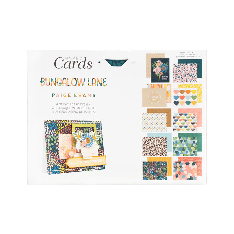 American Crafts A2 Cards W/Envelopes (4.375"X5.75") 40/Box - Paige Evans Bungalow Lane*