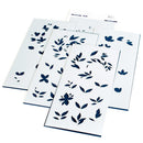 Pinkfresh Studio Stencils 4"x 9" 5 pack - Enchanting Flora Layering*