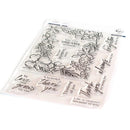 Pinkfresh Studio Clear Stamp Set 6"X8" (15.25cm x 20.3cm) Floral Border*